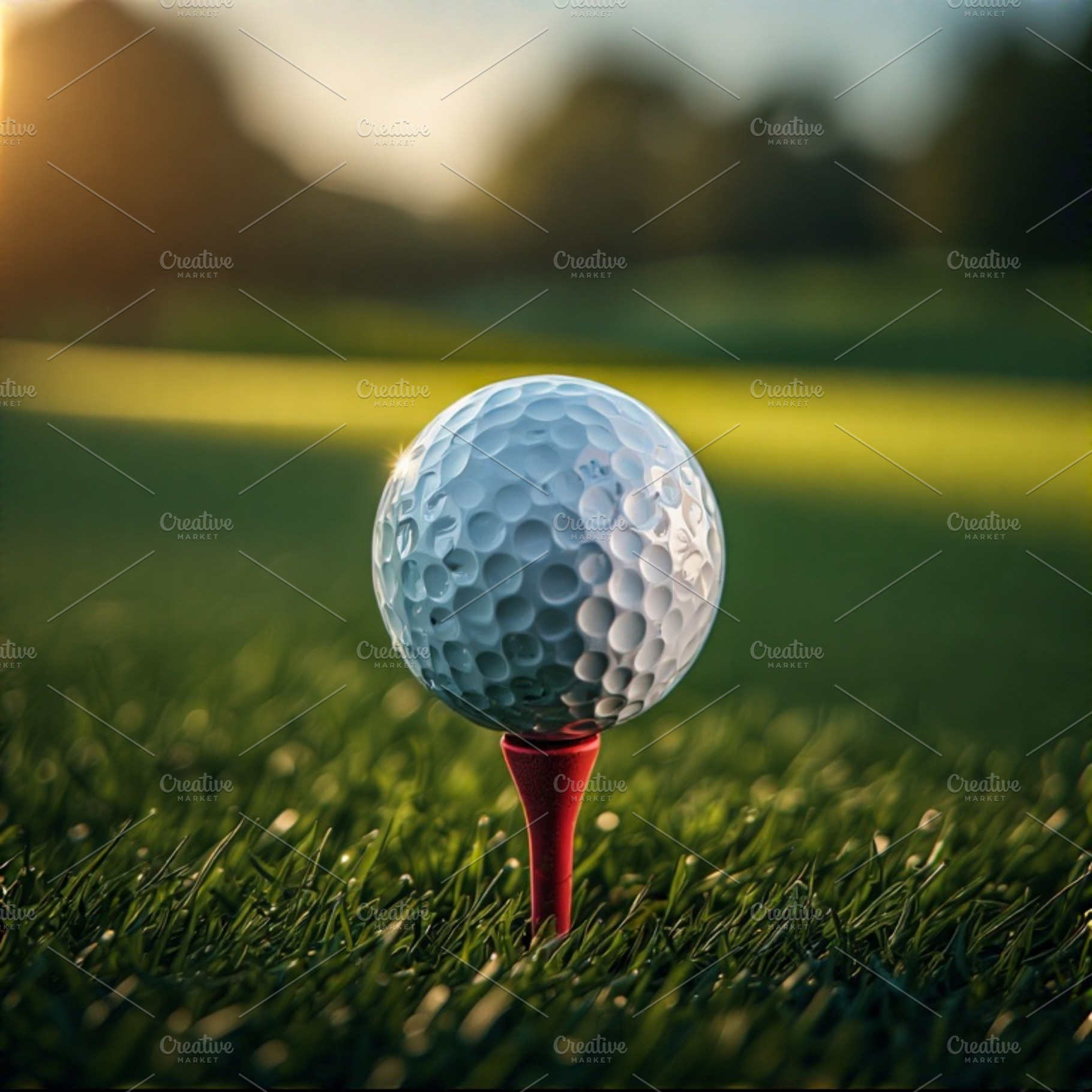 Golf ball stock image, a Photo by ComfortQ