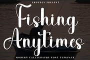 Fishing Anytimes, a Handwritten Font by InermediaSTUDIO (Thumbnail 1 of 8)