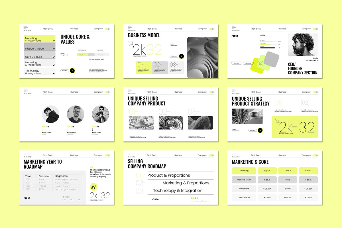 Minimal Pitch-Deck Presentation, a Presentation Template by Creative-Work (Photo 6 of 9)