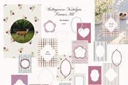 Cottagecore Nostalgia Frames Kit, a Background Graphic by Yuliia Lashevska (Thumbnail 4 of 11)