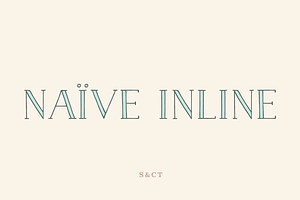 Naive Inline Font Collection