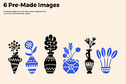 Abstract Linocut Vector Set, an Animal Illustration by ClayStudio (Thumbnail 4 of 6)