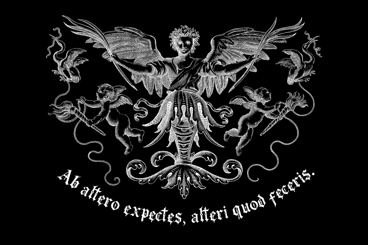 Velgravia – Gothic Blackletter Font, a Blackletter Font by Creacy Studio (Photo 7 of 10)
