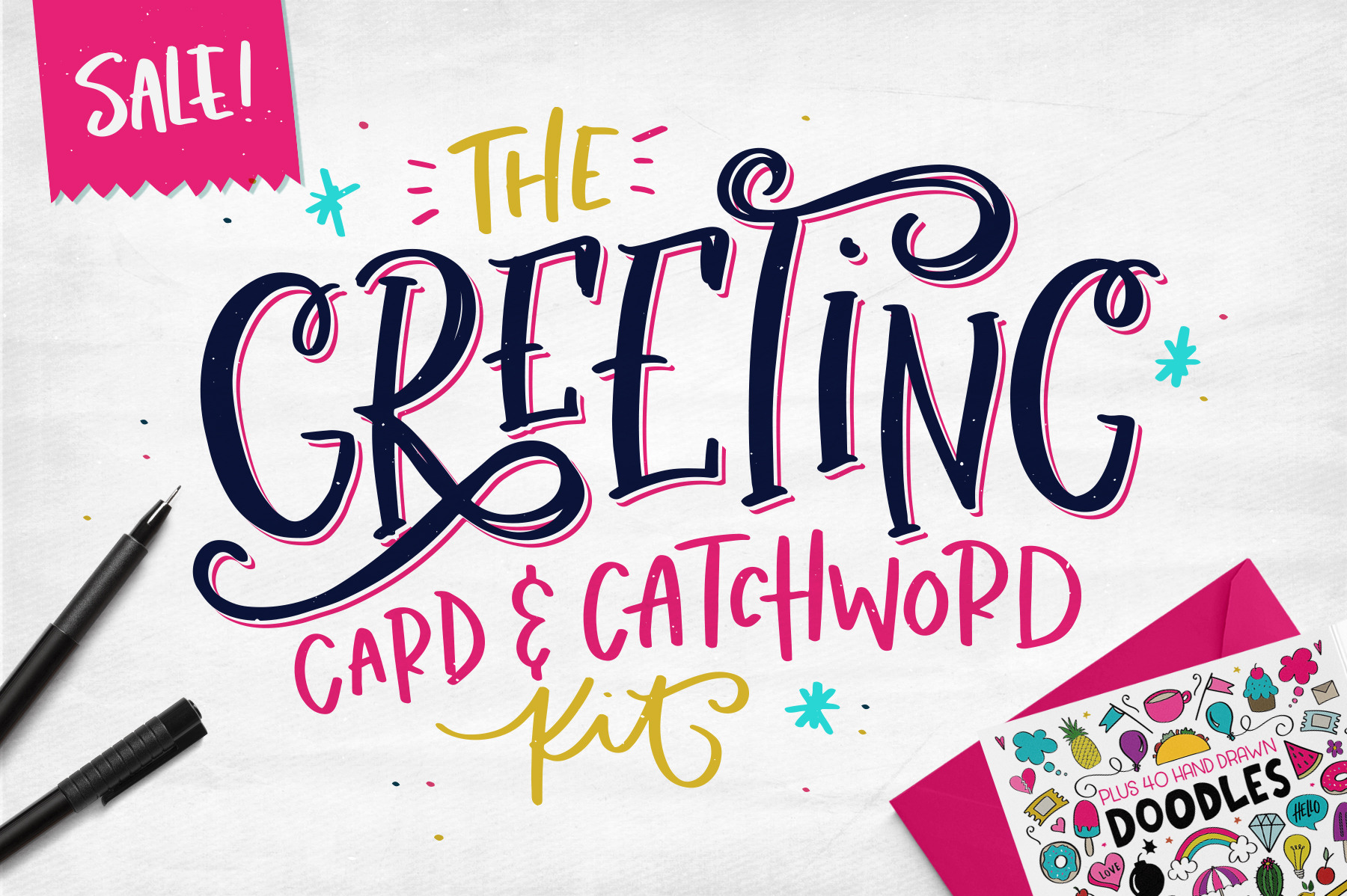 The Greeting Card & Catchword Kit, an Illustration by Callie Rian & Co.