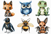Halloween Voodoo Animal Doll Clipart, an Illustration by Craft Nest (Thumbnail 2 of 6)