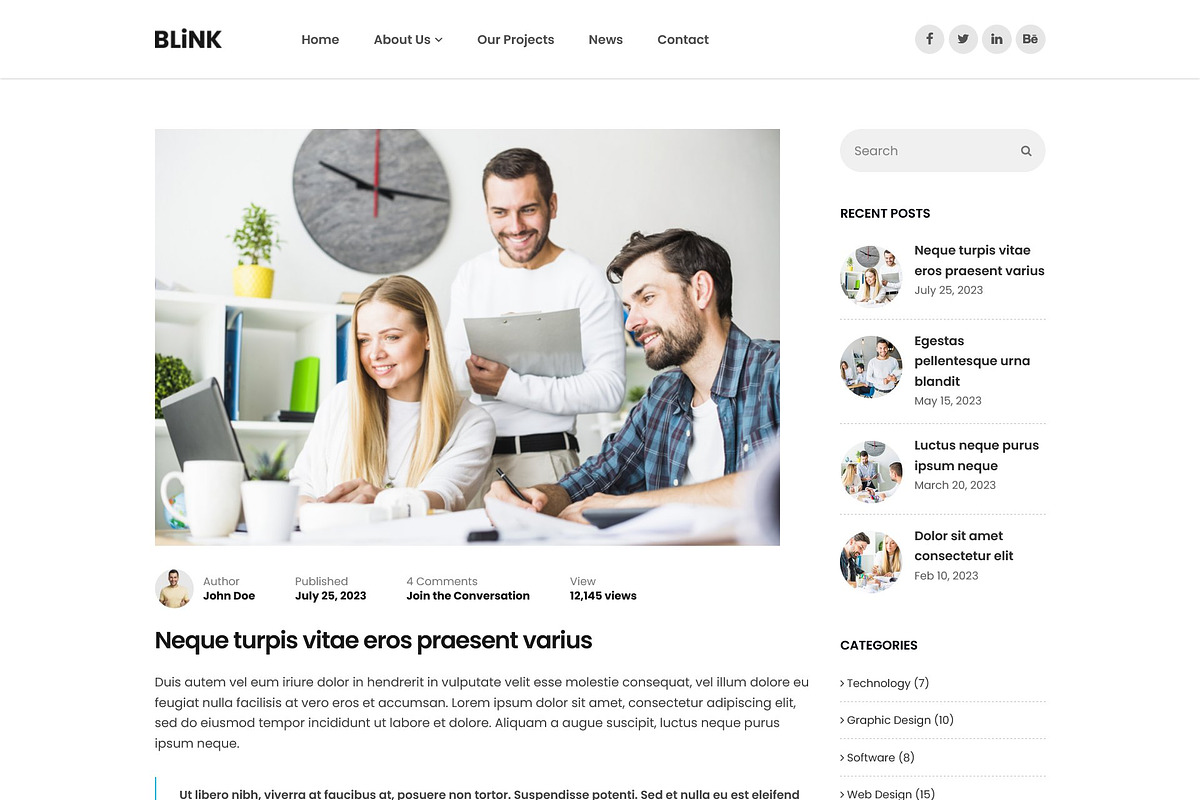 Blink - Multipurpose Landing Page, a HTML Template by alphawd (Photo 2 of 2)