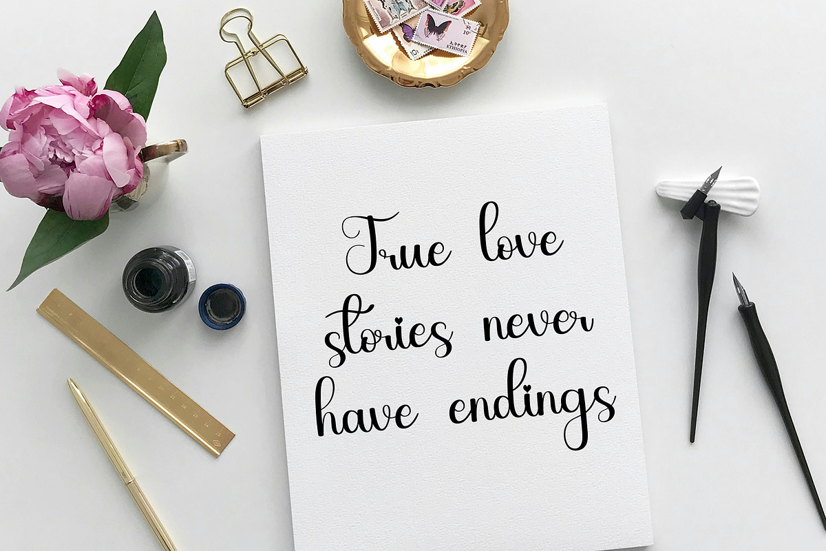 Simple Handmade, a Handwritten Font by FreshTypeINK (Photo 8 of 8)