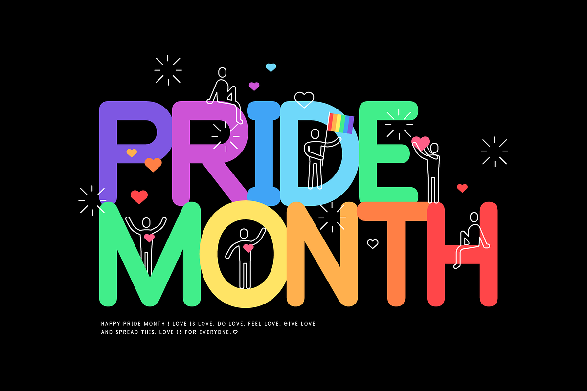 Pride month. Event templates., a Branding & Logo Template by V2.GRAPHICS (Photo 1 of 8)
