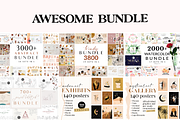 WHOLE SHOP BUNDLE 12500+, an Object Illustration by Kaya Fonts (Thumbnail 2 of 8)