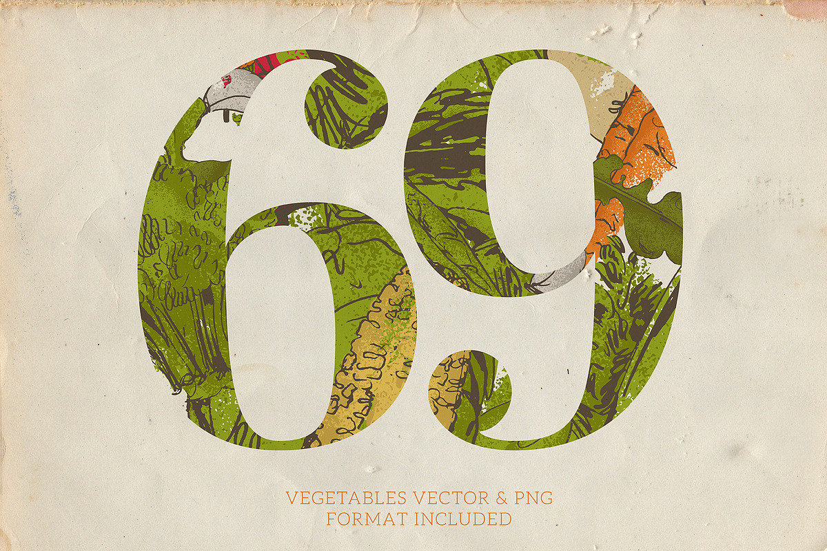 Vegetable collection 1, an Object Graphic by Siosay (Photo 2 of 11)