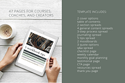 Workbook Canva InDesign Template, a Magazine Template by KT Designs (Thumbnail 2 of 7)