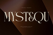 Mystequ New Modern Display, a Serif Font by Storytype Studio (Thumbnail 1 of 15)