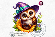 Autumn Animals & Sunflowers PNG, a Seasonal Illustration by ThatsDesignArt (Thumbnail 10 of 10)