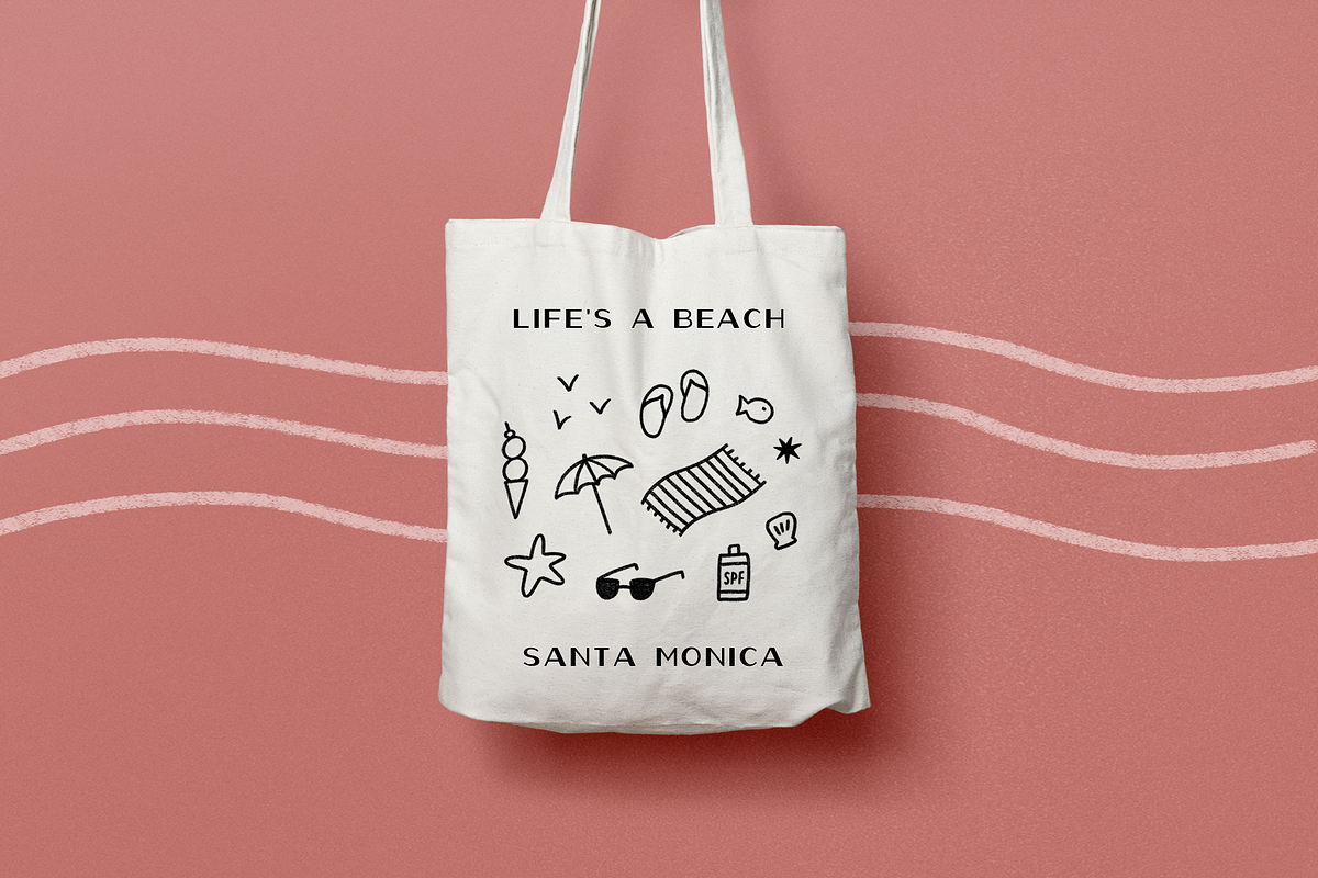 Summer Beach Illustrations, a Texture Illustration by Minna May Design (Photo 4 of 6)