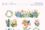 Garden Bloom, a Decorative Illustration by Collection by VY (Thumbnail 6 of 9)