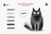 Pencil Party Photoshop Brushes, a Brushes & More by brushapes.com (Thumbnail 5 of 10)