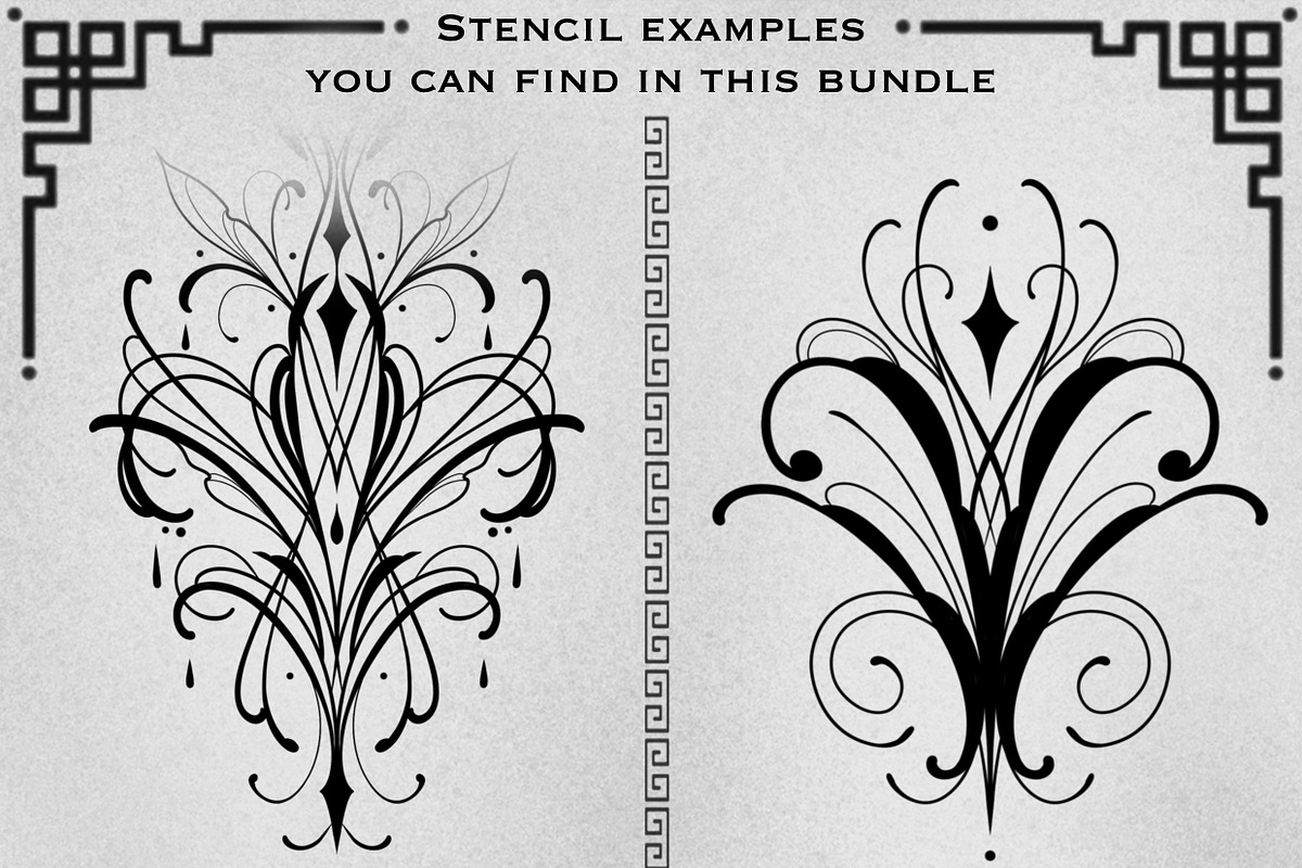 Premium Ornamental Tattoo Stencils, a Brush Add-On by ProcreateInk (Photo 7 of 7)