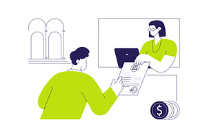 Get the proof of funds abstract, an Illustration by Visual Generation