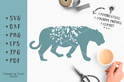 Tiger Silhouette - SVG & Clipart, an Object Graphic by Tommy & Tilly Design (Thumbnail 1 of 4)