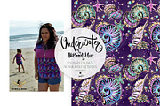 Underwater Glitter Seamless Patterns, a Pattern Graphic by KaramfilaS (Thumbnail 9 of 15)