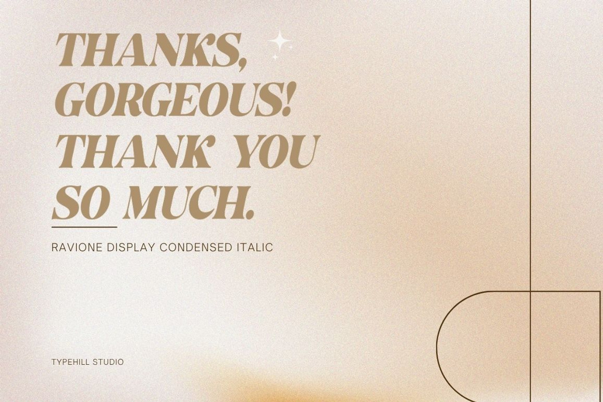 Ravione Display, a Serif Font by Typehill (Photo 11 of 11)