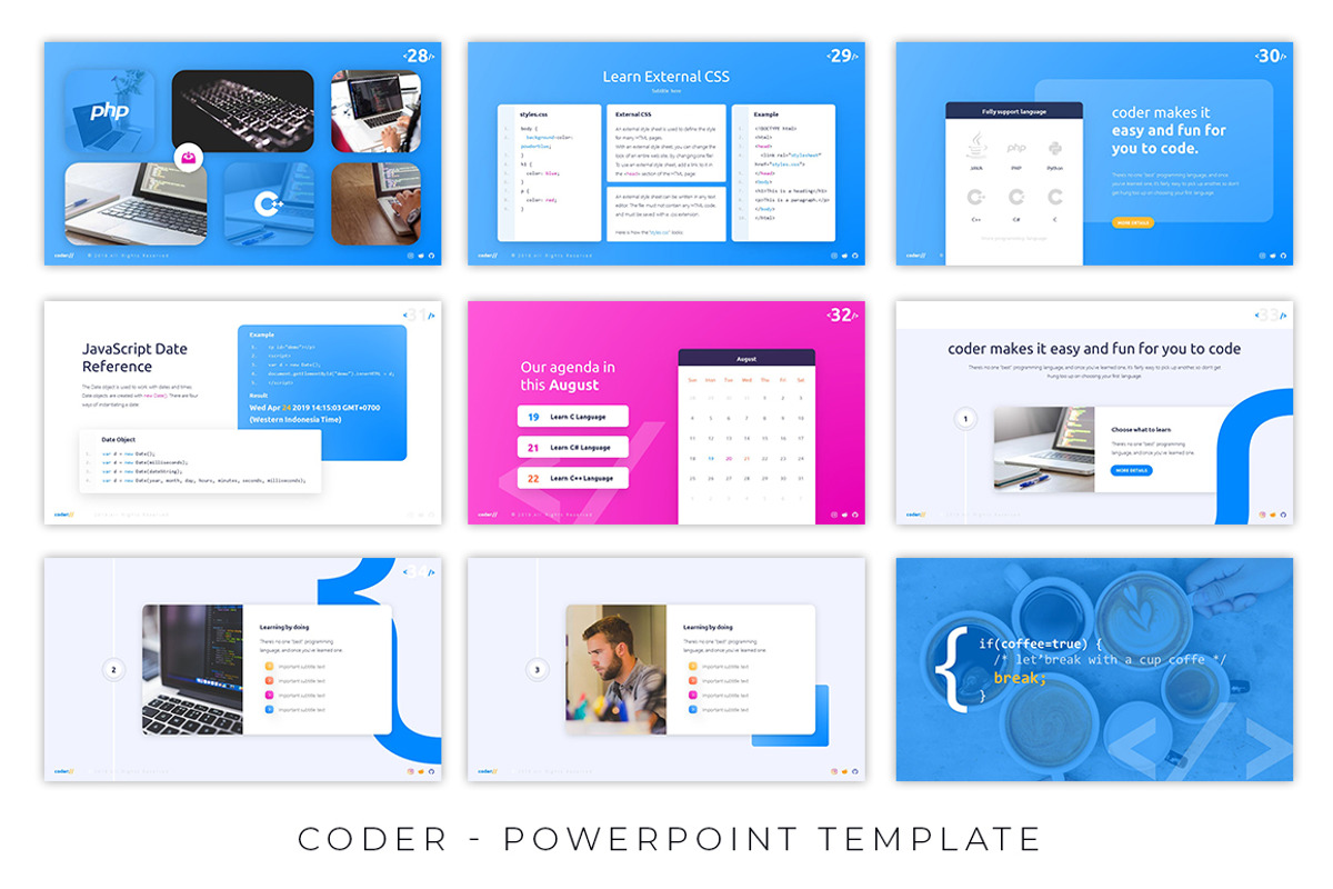 Coder - Programming Presentation, a Presentation Template by Brandearth ...