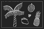 Tropical Watercolor Illustrations, an Illustration by Spring Break Jake (Thumbnail 16 of 19)