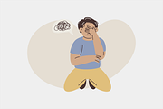 Mental Illness Illustration, an Object Graphic by Jump Studio (Thumbnail 11 of 12)