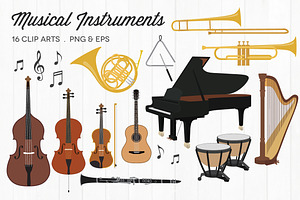 Musical Instruments Clip Art