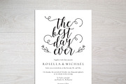 Invitation Template SHR441, an Invitation Template by Shafura_Wedding (Thumbnail 3 of 5)