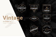 Modern Vintage Logo Templates, a Branding & Logo Template by P.F. Creative Lab (Thumbnail 1 of 6)