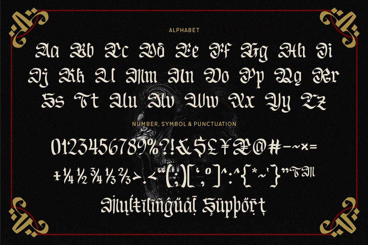 Kingslayer, a Blackletter Font by shineink.designlab (Photo 7 of 7)