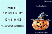 Funny Halloween Clipart PNG, an Illustration by SinaCreation (Thumbnail 4 of 5)