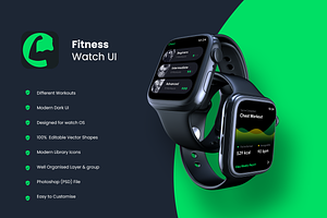 Fitness Watch App UI Fitwatch