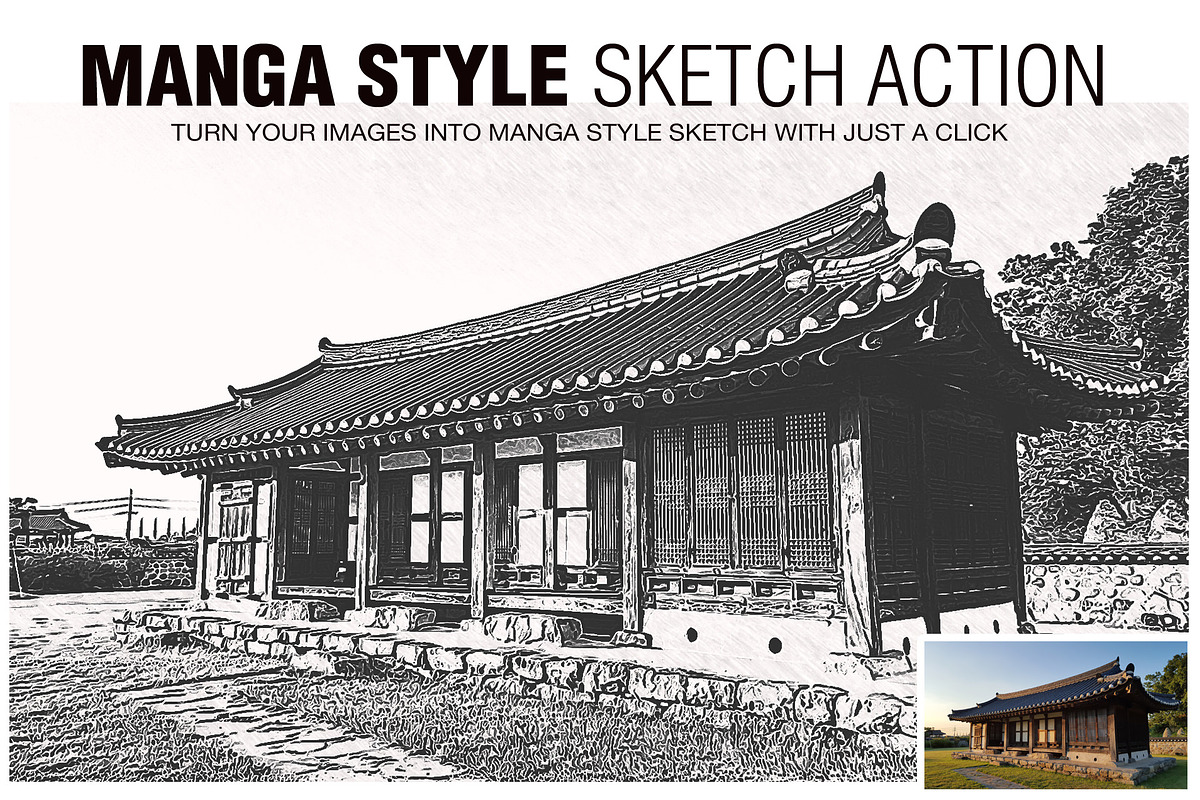 Manga Style Sketch Effects, an Action Add-On by pallabip (Photo 1 of 8)