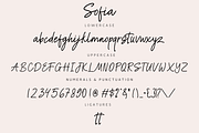 Sofia, a Script Font by Fashion Creative (Thumbnail 8 of 8)