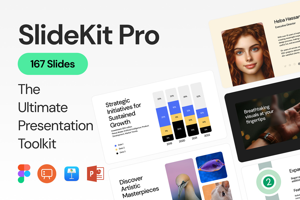 SlideKit Pro: Ultimate 167 Slides, a Presentation Template by xStudio (Photo 1 of 7)