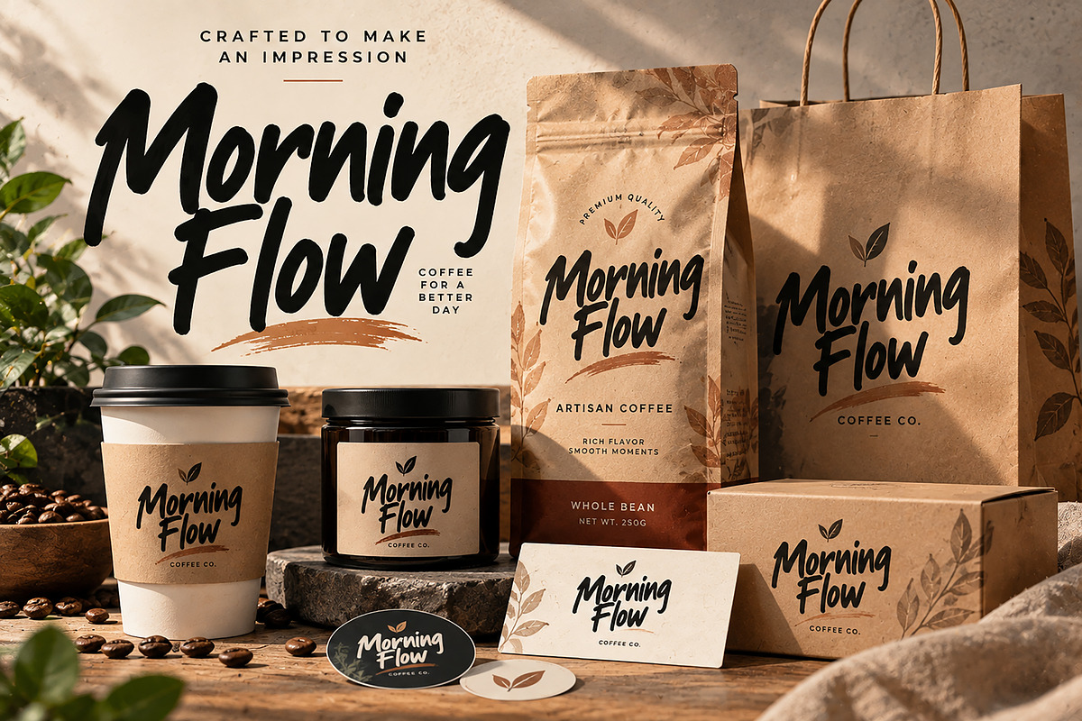 Flowmark, a Script Font by Wow Magic (Photo 4 of 5)