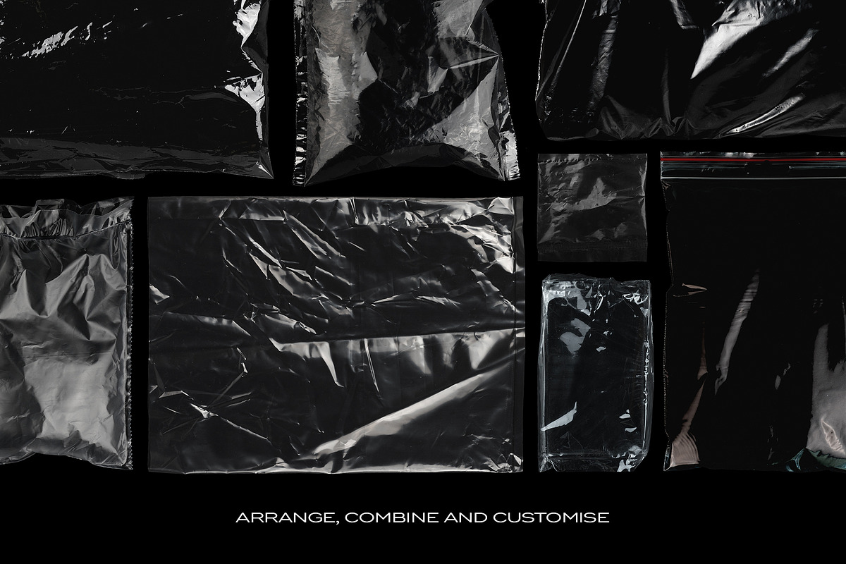 Plastic Bags Texture Branding Bundle, a Texture Graphic by PrintPixel (Photo 7 of 36)