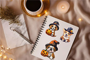 Cute Halloween dogs. TShirt Sticker., an Animal Illustration by KENO Mascots (Thumbnail 5 of 8)