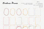 Watercolor Vintage Christmas, a Graphic by ollalya (Thumbnail 3 of 10)