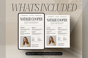 Beige Modern Minimalist CV Resume, a Resume Template by Creatif Foundry (Thumbnail 3 of 7)