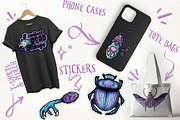 Pastel Goth Curiosities oddities, an Object Illustration by Sonch' s Curiosities (Thumbnail 2 of 3)