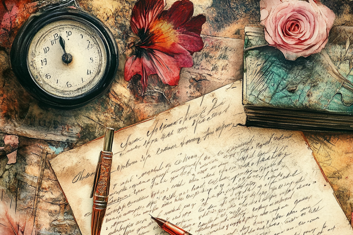 Artistic Notion Workspace Junk Paper, a Background Graphic by Printable Treasure (Photo 6 of 8)