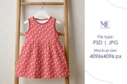Dress Mockup, Kids Clothing Mock up, an Advertising Mockup by Mie Mockup Studio (Thumbnail 6 of 7)