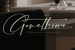 Gomethina Modern Calligraphy Font