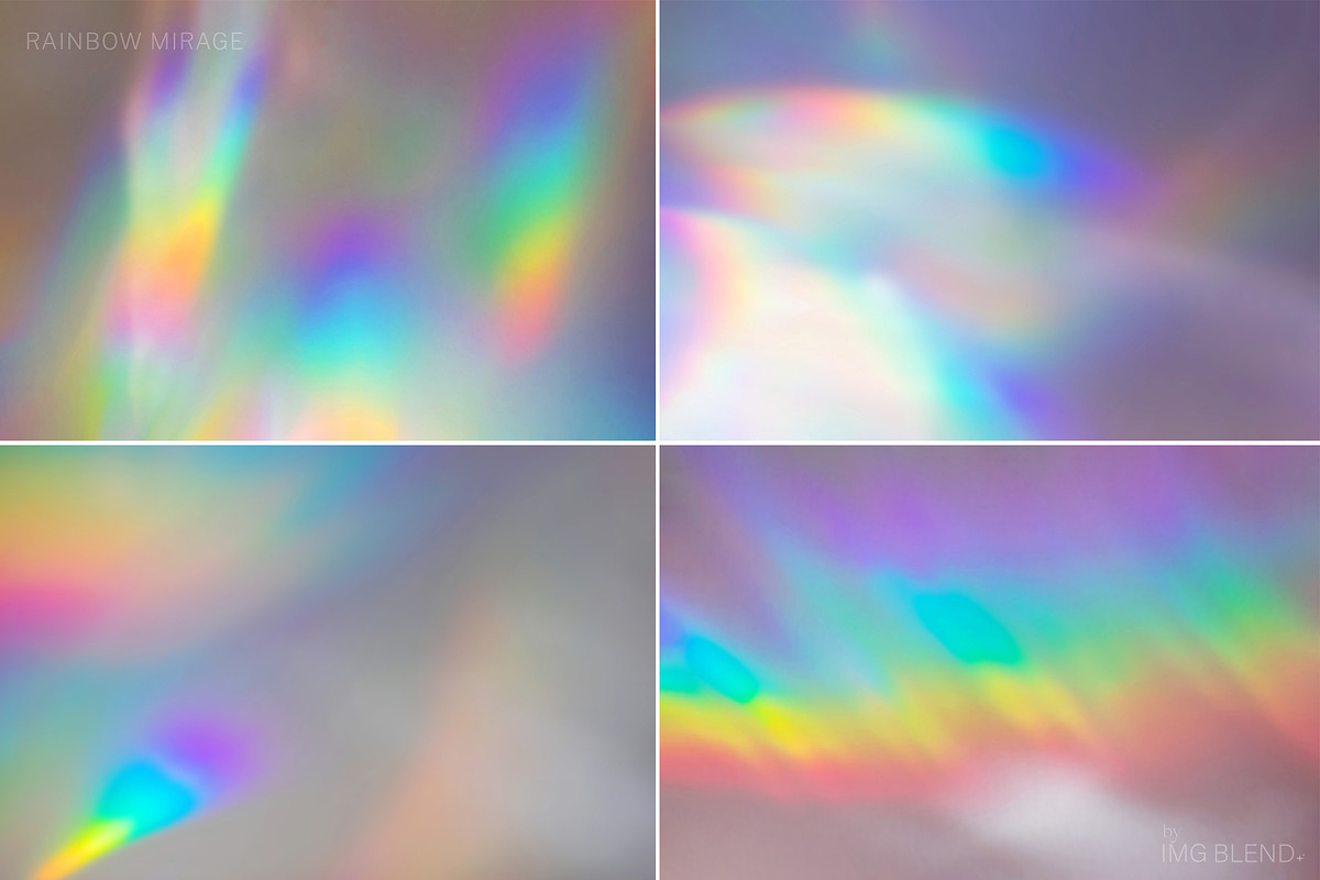 Rainbow Mirage Holo Backgrounds Set, a Background Photo by Imageblend (Photo 5 of 8)