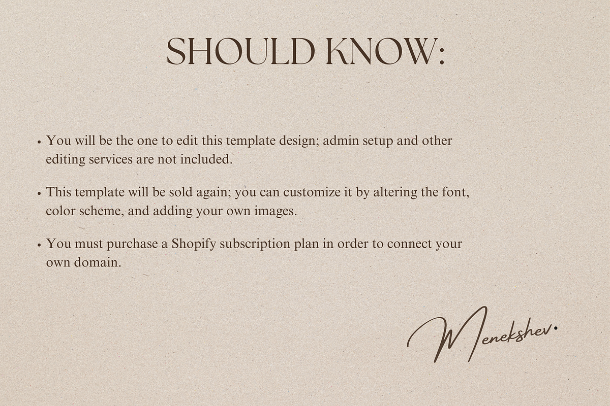 Shopify Web Template, a Shopify Template by Menekshev (Photo 3 of 4)