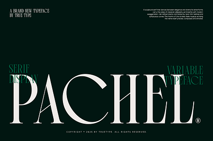 TRT Pachel Luxury Editorial Serif