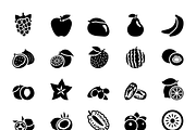 Flat Fruits Icons Set, a Duotone Icon by Brickclay (Thumbnail 6 of 6)